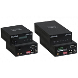 Передатчик-энкодер Audio over IP, сжатие MJPEG, с микрофонным входом MuxLab 500755-AMP-TX